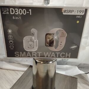 Smart Watch Bundle, Watch, Wireless Charger, Protective Case & 8 Different Bands